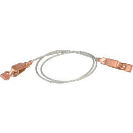 Wesco Drum Bonding Wire 272033 - 3' Wire with 2 Alligator Clips Wesco Industrial
