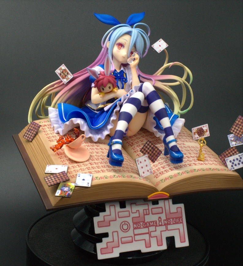 Figura Prepintada No Game No Life Escala 1/7: Shiro Alicia en el País de las Maravillas Ver.