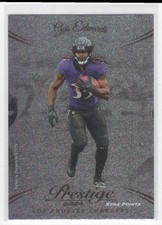 #165 2024 Prestige Xtra Points DOTS Gus Edwards Chargers