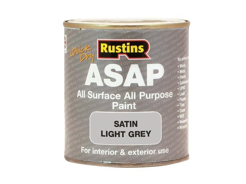 Rustins ASAP Paint Light Grey 250ml