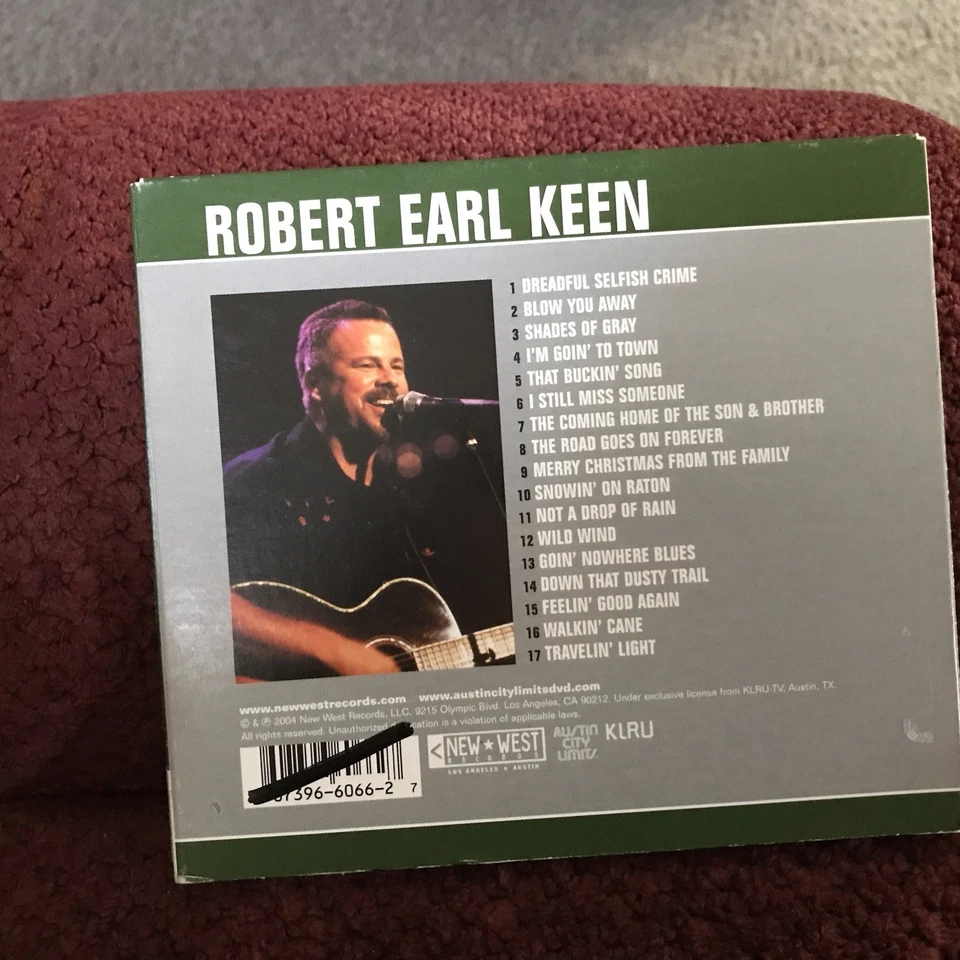 Robert Earl Keen Cd Live from Austin Texas 2004 VG Condition Foto 2 de 4