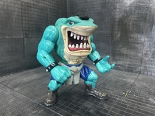 Vintage Street Sharks Action Rox Missing Hair Hair Cut Edition