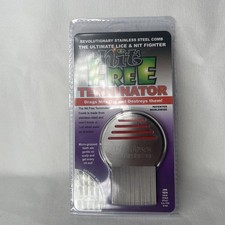 NEW Nit Free Brand Terminator Comb Head Lice Stainless Steel uni-sex Essential