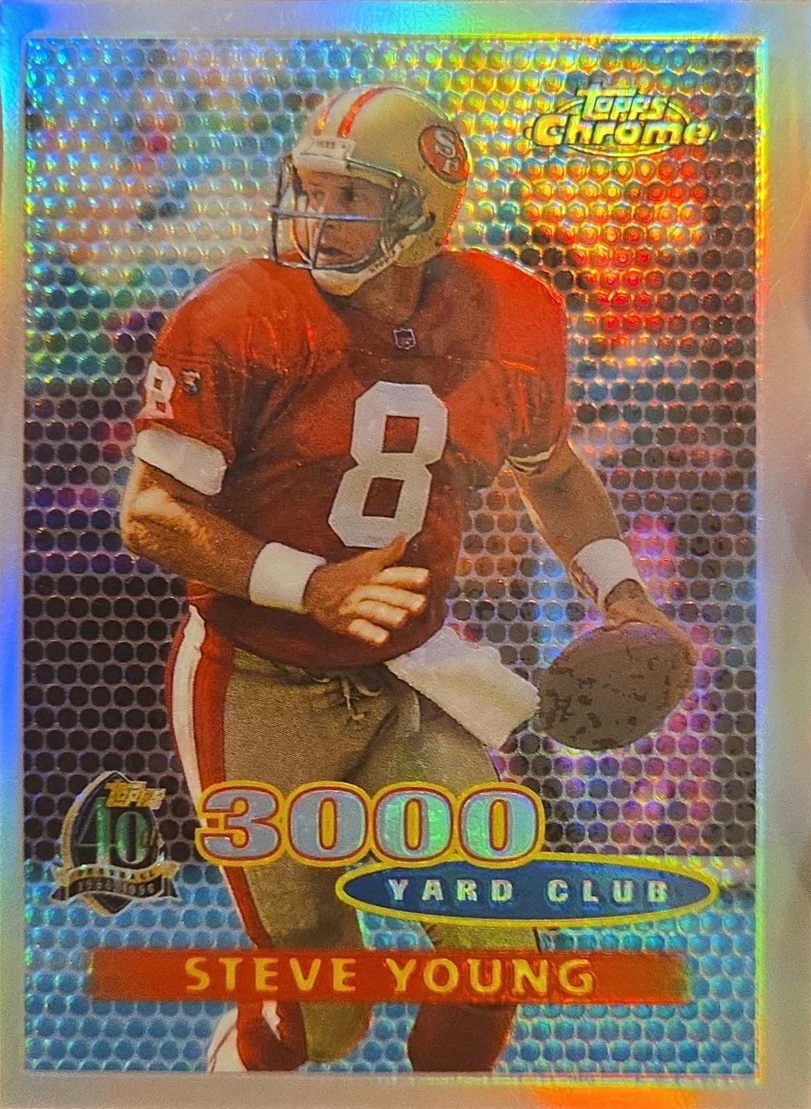 1996 Topps Chrome #138 Steve Young Refractors