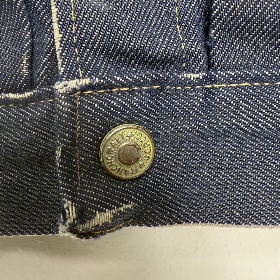 Chaqueta vaquera de camionero forrada plisada tipo 2 Jc Penney Ranchcraft de colección años 60 70 Foto 4 de 4