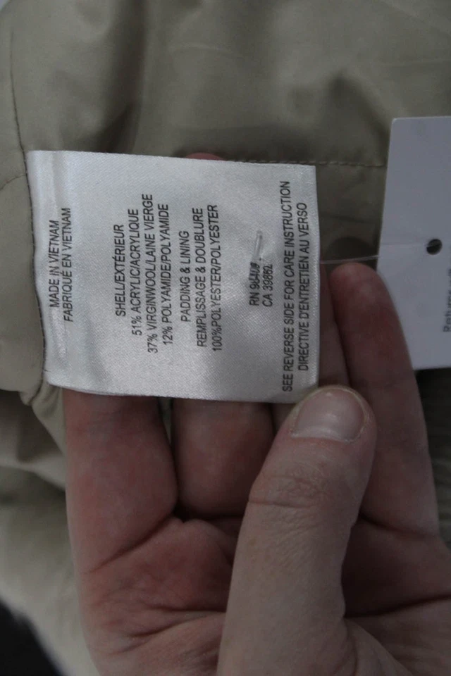 Chaleco Theory Mujer Beige Cuello Alto Sin Mangas Mezcla Lana Virgen Talla 0P Foto 4 de 4