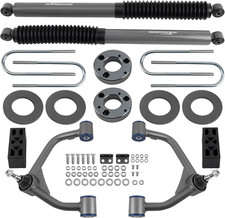 3" Lift Kit W/G1 Shocks for Ford F-150 4WD 2021-2024, W/Control Arms, Strut Spac