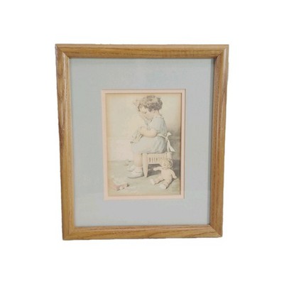 Vintage Bessie Pease Gutmann Print  Little Mother   Matted 10'' X 9'' American Art
