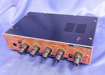 PreSonus Acoustiq-Q 2-Kanal Röhren-Akustik-Vorverstärker für Tonabnehmersysteme