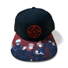 Jujutsu Kaisen High School Logo Embroidered Design Adult Snapback Hat EUC