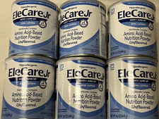 6 cans EleCare Jr UNFLAVORED - DHA  LUTEIN powder junior formula FAST SHIP 