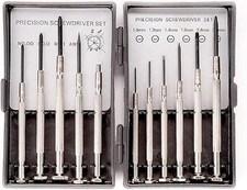 Precision Screwdriver Set 11pc - Mini Screwdriver Kit for Glasses, Watches