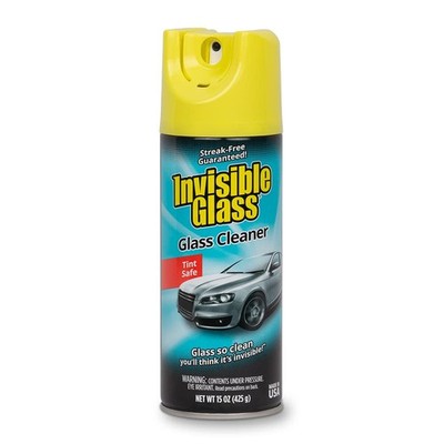 91163 Premium Aerosol Glass Cleaner Spray for Car Windshields and Windows, Au...