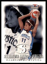 1999-00 Hoops WNBA Alessandra Santos de Oliveira Basketball Cards #90