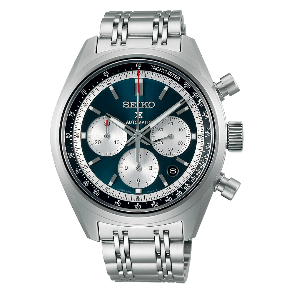 Seiko Prospex Speedtimer 42 MM SS Automatic Blue Dial Watch SRQ051J1