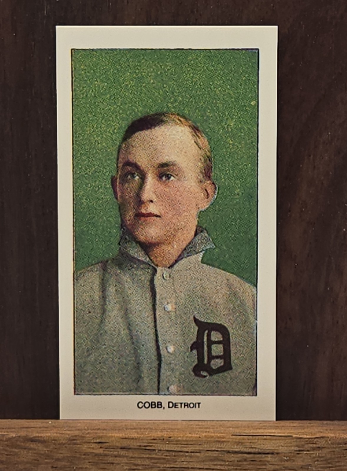 1988 CCC 1909-11 T206 Reprints - Ty Cobb Portrait Green