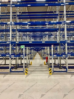 Palettenregale (180 Palettenplätze) Fabrikat SSi Schäfer 3500 x 1050 mm, gebr.