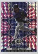2022 Panini Mosaic Pink Swirl Mosaic Prizm 6/12 German Marquez #121 8gd