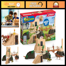 Dinosaur Mega Play Set - 169PC Dino Temple with Figurines  Action Figure - Kids