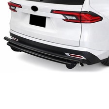 Kasei Rear Bumper Guard Protector Double Layer Black Fits 2019-2023 Toyota Rav4