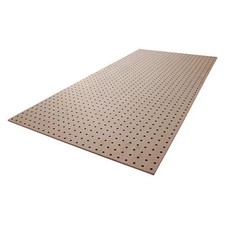 Round Hole Pegboard, 24 In H X 48 In W X 1/4 In D, 2 Panels, Pk2, 6Ye32