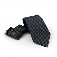 GUCCI Silk Tie GG Pattern Monogram Logo Rare Vintage