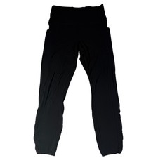 Athleta Salutation Stash Pocket II Cinch 7/8 Black Leggings Size Small