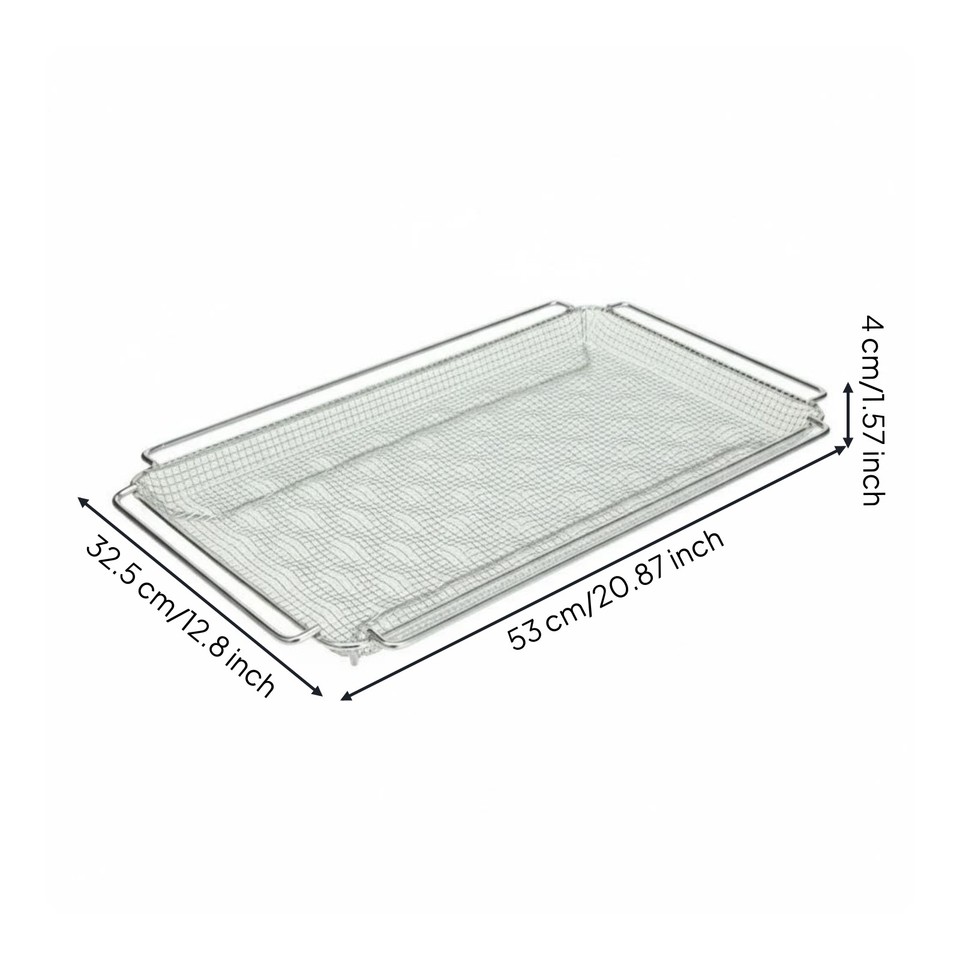 Gastronorm 1/1 Wire Rack Tray Easy to Clean Rectangular Oven Basket ...