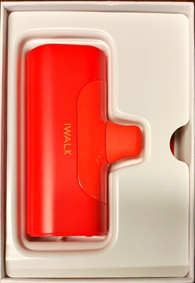 iWALK Mini Powerbank Rot Fast Charger Tragbares Ladegerät für iPhone 4500mAh