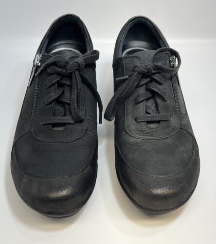 Dansko Loretta Clogs Booties Shoes Women's Size 39 EU/8.5-9 US Black Leather - Picture 3 of 11