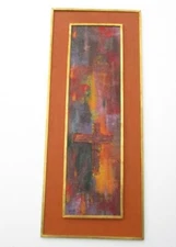 SANTI ABSTRACT SURREALIST PAINTING ABSTRACT EXPRESSIONISM  MODERNISM VINTAGE 