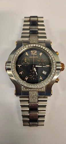 PRE-OWNED RENATO BEAST S/STEEL WATCH (QUARTZ & DIAMOND BEZEL)