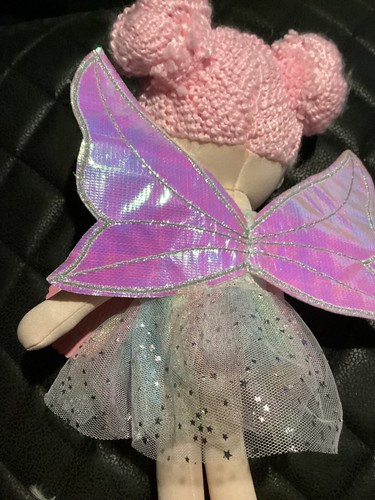 BNWT NewWith Snuggles Fairy Doll Soft Toy - 39cm Tall - Pink & Silver - Picture 3 of 5