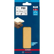 BOSCH Schleifpapier C470 80x133mm 8-Loch Körnung 80 2608900879