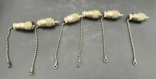 Lot of 6 Vintage Switchcraft PL-259 Adapters with Chains New Old Stock