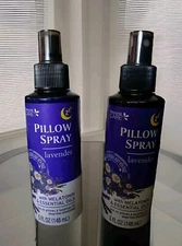 2 PACK Lavender Pillow & Bedding Spray Mist Melatonin & Essential Oils 5oz Each