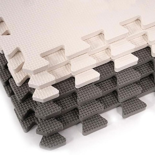 BalanceFrom Fitness 16 Tile Thick Interlocking Puzzle Foam Exercise Play Mat - Picture 8 of 12