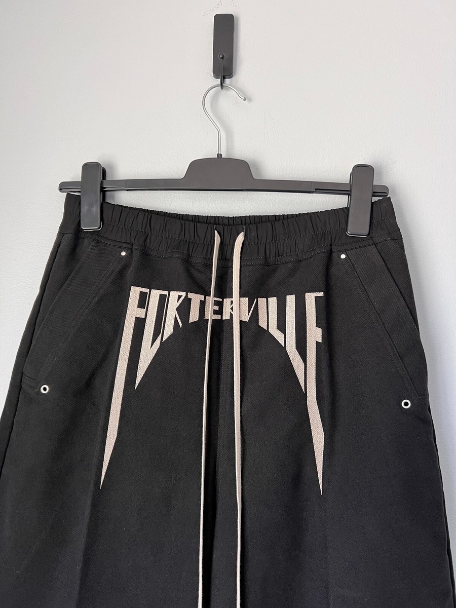 RICK OWENSプラスチックハンガー Rick Owens Porterville Wide Belas - Size 50 - Black - NEW - Made