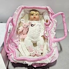 Paradise Galleries Girl Doll Molly & Fluffy, New in original box & Certificate