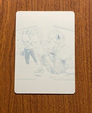 2017 Donruss Football Plates and Patches Cyan Printing Plate 1/1 - Card #28