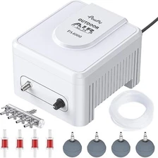 Pond Air Pump 500 GPH Outdoor Oxygen Pump for Fish Koi Ponds up to 3000 Gallons