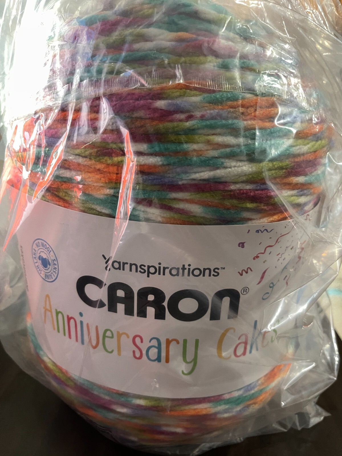 YARNSPIRATIONS CARON ANNIVERSARY CAKE SWEET AND SOUR DOTS 35.3OZ 1061