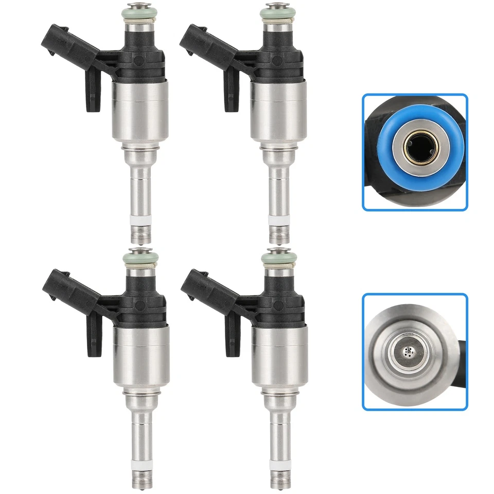 Set of (4) Fuel Injector 06A906036J For 2014 2015 2016 Volkswagen Passat 1.8L - Image 2 of 4