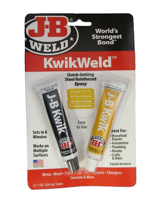 #ad JB Weld KwikWeld Cold Weld Compound.#8276 NEW in package $7.19