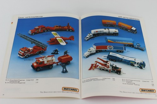 Catalogue CS1 Matchbox Fahrzeuge 1985 Catalog Katalog Catalogo - Photo 4 sur 5