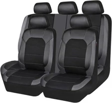 For Honda Car Seat Covers PU Leather Full Set 5 Seats Front Rear Protectors