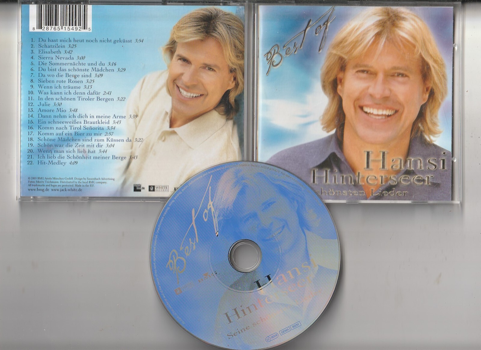 Hansi Hinterseer - Seine Schönsten Lieder (2003) Best of Musik CD Album