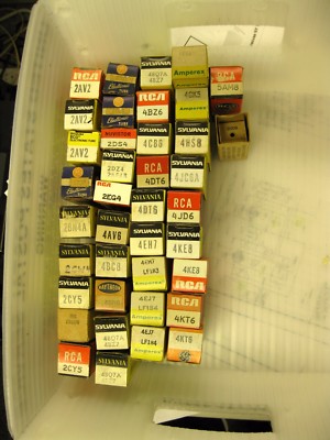 Assorted NOS Miniature Tubes - All Tested (Mostly 2 volt, 4 volt) Value priced!