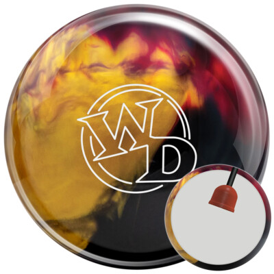 Bowling Ball Columbia 300 White Dot scarlet gold black