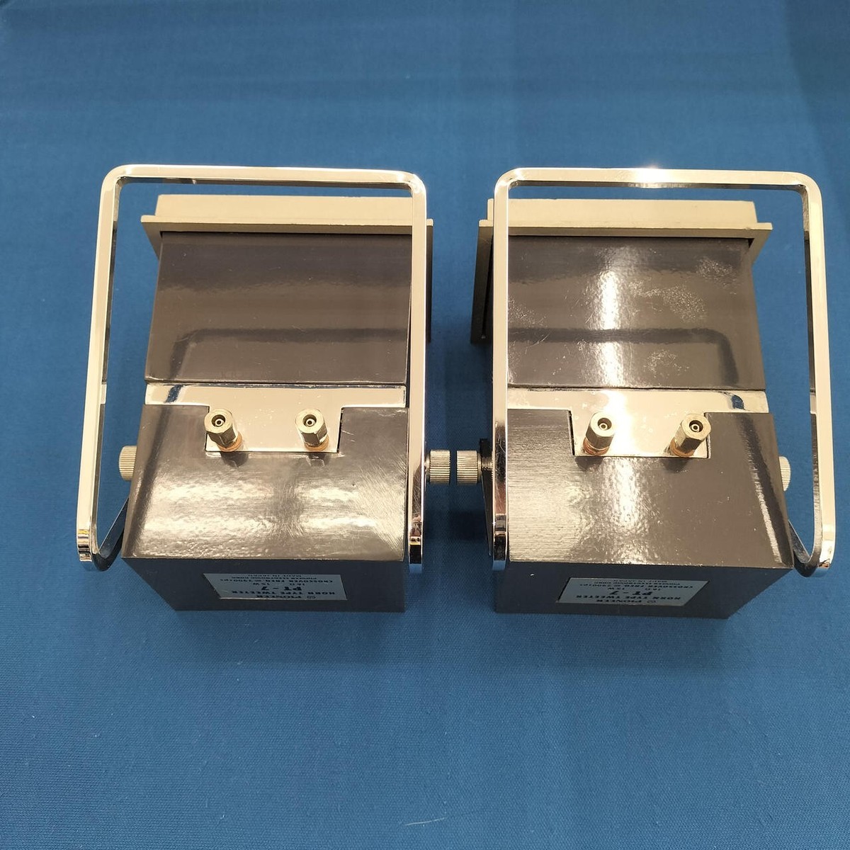 PIONEER PT-7 Horn Tweeter Pair Aluminum Used Vintage Speaker 16Ω